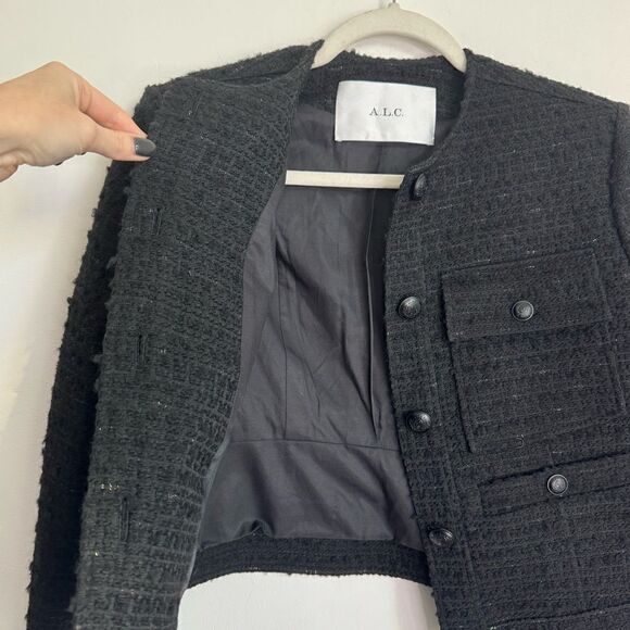 A.L.C Black Tweed jacket - Picture 6 of 7